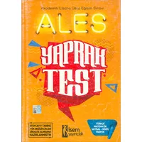 İsem ALES Sayısal Sözel Mantık Yaprak Test 2018