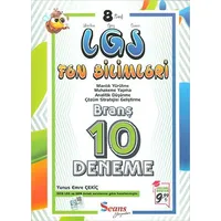 8.Sınıf LGS Fen Bilimleri 10 Deneme (Kampanyalı) Seans Yayınları