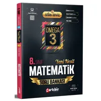 8.Sınıf LGS Matematik Çetin Ceviz Omega 3 Soru Bankası (Kampanyalı) Artıbir Yayınları