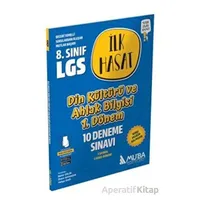 8.Sınıf LGS Din Kültürü ve Ahlak Bilgisi 1.Dönem 10 Deneme (Kampanyalı) Muba Yayınları