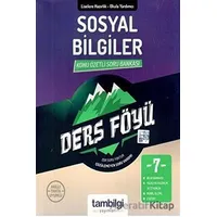 7.Sınıf Sosyal Bilgiler Konu Özetli Soru Bankası (Kampanyalı) Tambilgi Yayınları