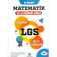 8.Sınıf 1.Dönem Matematik 10lu Deneme Sınavı (Kampanyalı) Öğretmen Evde