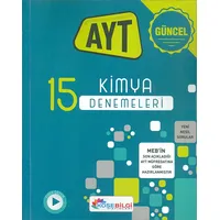 AYT Kimya 15 Branş Denemesi (Kampanyalı) KöşeBilgi Yayınları
