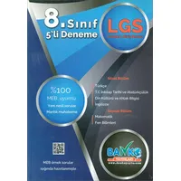 8.Sınıf LGS 5li Deneme (Kampanyalı) Banko Plus Yayınları
