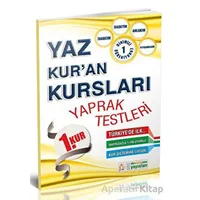 Yaz Kuran Kursları Yaprak Test 1. Kur - DDY Yayınları