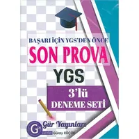Gür Yayınları YGS Son Prova 3’lü Deneme Seti - 2017
