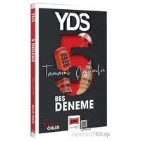 2025 YDS Tamamı Çözümlü 5 Deneme - Erkan Önler - Yargı Yayınevi