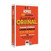 2026 KPSS Lise-Ortaöğretim Fasikül Orijinal Çözümlü Çıkmış Son 10 Sınav Yargı Yayınevi