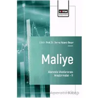 Maliye Alanında Uluslararası Araştırmalar – II