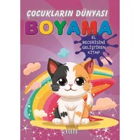 Çocukların Dünyası Boyama Kitabı 10 – Sevimli Kediler - Kabile Çocuk