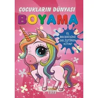 Çocukların Dünyası Boyama Kitabı 5 - Tek Boynuzlu At - Kabile Çocuk