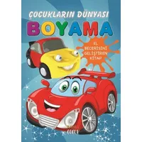 Çocukların Dünyası Boyama Kitabı - 1 Otomobiller - Kabile Çocuk