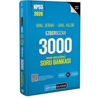 2026 KPSS Ezberbozan 3000 Tamamı Video Çözümlü Soru Bankası Pegem Akademi