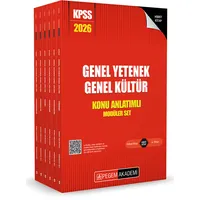 2026 KPSS Lisans Konu Anlatımlı Modüler Set (6 Kitap) Pegem Akademi