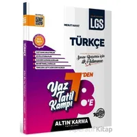 7 Den 8 e Türkçe Kamp Kitabı (Kampanyalı) Altın Karma