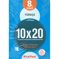 8.Sınıf Türkçe 10x20 Kazanım Pekiştirme Denemeleri (Kampanyalı) Blok Test Yayınları