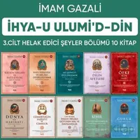 İhyau Ulumiddin 3. Cilt (Helâk Edici Şeyler 10 Kitap Set) - İmam Gazali - Çelik Yayınevi