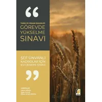Tarım ve Orman Bakanlığı Görevde Yükselme Sınavı - Şef Ünvanlı Kadrolar İçin 6lı Deneme Sınavı