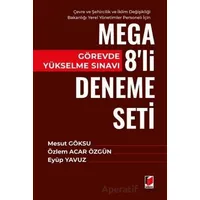 Görevde Yükselme Sınavı Mega 8li Deneme Seti - Mesut Göksu - Adalet Yayınevi