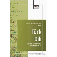 Türk Dili Alanında Uluslararası Araştırmalar - II