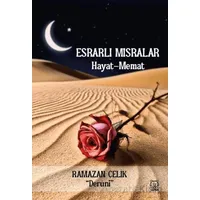 Esrarlı Mısralar - Ramazan Çelik - Luna Yayınları