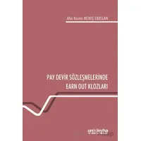 Pay Devir Sözleşmelerinde Earn Out Klozları - Afra Nazan - On İki Levha Yayınları