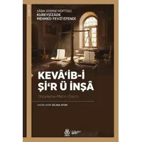 Kevâib-i Şir ü İnşâ - Sâbık Edirne Müftüsü Kureyşîzâde Mehmed Fevzî Efendi - DBY Yayınları
