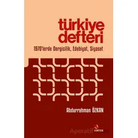 Türkiye Defteri - Abdurrahman Özkan - Kriter Yayınları