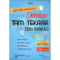 TYT 8 Adımda Tam Tekrar Soru Bankası (Kampanyalı) Başarıyorum Yayınları