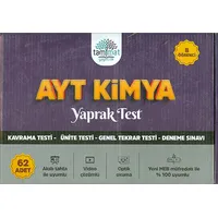 AYT Kimya Yaprak Test (8 Öğrenci) Tammat Yayıncılık