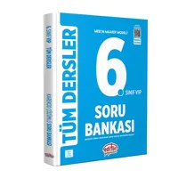 6.Sınıf Vip Tüm Dersler Soru Bankası Editör Yayınevi