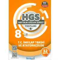8.Sınıf T.C. İnkılap Tarihi ve Atatürkçülük Testleri (Kampanyalı) Seviye Yayınları
