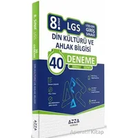 8.Sınıf LGS Din Kültürü 40 Deneme (Kampanyalı) Azza Yayıncılık