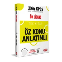 2026 KPSS Ön Lisans Tek Kitap Öz Konu Anlatımlı Data Yayınları