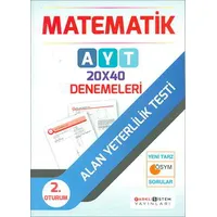 Farklı Sistem AYT 20x40 Matematik Denemeleri