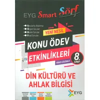 8.Sınıf Din Kültürü ve Ahlak Bilgisi Konu Ödev Testleri (Kampanyalı) EYG Yayınları