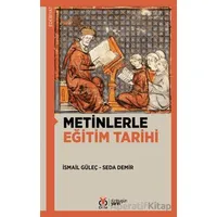 Metinlerle Eğitim Tarihi - Seda Demir - DBY Yayınları