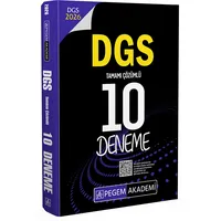 Pegem 2026 DGS Tamamı Çözümlü 10 Deneme