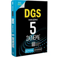 Pegem 2026 DGS Tamamı Çözümlü 5 Deneme