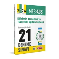 2026 AGS Eğitimin Temelleri ve Türk Milli Eğitim Sistemi Tamamı Çözümlü 21 Deneme Sınavı