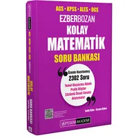 KPSS ALES DGS Kolay Matematik Soru Bankası - Salih Özler - Pegem Akademi Yayıncılık