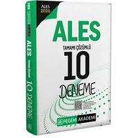 Pegem 2026 ALES Tamamı Çözümlü 10 Deneme