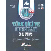 9.Sınıf VİP Türk Dili ve Edebiyatı Soru Bankası (Kampanyalı) Çapa Yayınları