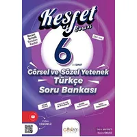 6.Sınıf Keşfet Serisi Görsel ve Sözel Yetenek Soru Bankası (Kampanyalı) Günay Yayınları