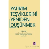 Yatırım Teşviklerini Yeniden Düşünmek - Ana Teresa Tavares-Lehmann - Efil Yayınevi