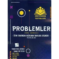 Problemler Soru Bankası Çöz Kazan Yayınları
