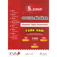 5.Sınıf Sosyal Bilgiler Kazanım Takip Denemeleri KVA Yayınları 2024 öncesi müfredat