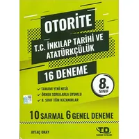 8.Sınıf İnkılap Tarihi Otorite 12 Deneme Tandem Yayınları