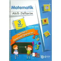 3. Sınıf Matematik Akıllı Defterim - Kolektif - 4 Adım Yayınları