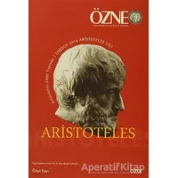 Özne Aristoteles Özel Sayı - Kolektif - Çizgi Kitabevi Yayınları